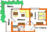 2-Zimmer-Ferienwohnung | Typ B | 60m² | max. 4 Pers.