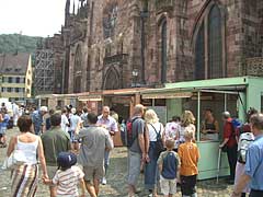 Freiburg Markt am M&uuml;nster