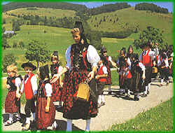 Trachtentr&auml;ger in Bernau im Schwarzwald
